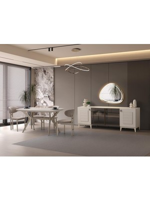 Erezoğulları Mobilya Sude Modern Dolaplı Çekmeceli Aynasız Konsol 200*50*78