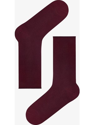 Penti Bordo High Comfort Soket Çorap