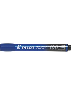 Pilot Permanent Markör Kalem (Koli Kalemi) Mavi 100 (12 Li Paket)