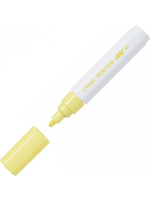  pilot pintor keçeli markör dekor boya kalemi (m) pastel sarı sw-pt-m-py (6 lı paket)