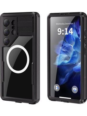 Tekno Grup Galaxy S25 Ultra Kılıf 1-1 Su Geçirmez Kılıf - Siyah