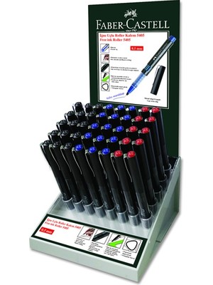 Faber-Castell Roller Kalem 0,5 Mm İğne Uçlu 40 Lı Stand 5020540540000
