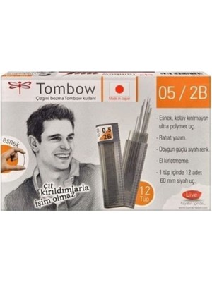 Tombow 0.5 mm 2b Kalem Ucu 12'li Paket