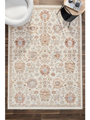 Venucci Home & Living Valencia %100 Polyester Vintage Modern  Dokuma Salon Oturma Odası Halısı