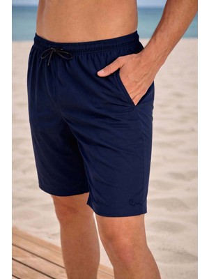 Remsa Mayo Spor Likra Kısa Erkek Deniz Havuz Şortu Mayo RKS-011 Lacivert