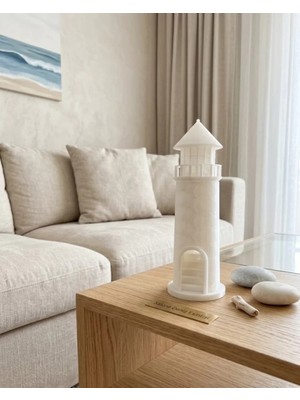 3D Deniz Feneri Dekoratif Obje Modern Ev ve Ofis Aksesuarı - EM002Z-7T3RN2