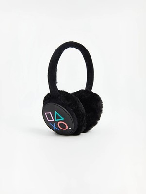 LC Waikiki Lcw Accessorıes Siyah Playstation Baskılı Erkek Çocuk Pelüş Kulaklık