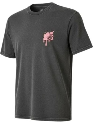 New Balance Nb Lifestyle Men Tshirt MNT1649-GRY Gri Tişört