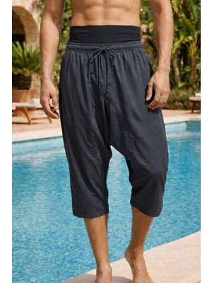 Remsa Mayo Şalvar Erkek Kapri Mayo Deniz Havuz Şortu RKS-012 Antrasit