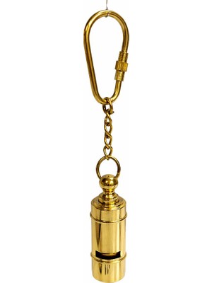 Urz Grup Geleneksel Pirinç Düdük Tasarım Anahtarlık