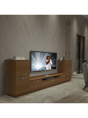 Decoraktiv Trendstyle On2 Mdf Tv Ünitesi Tv Sehpası - Naturel Ceviz