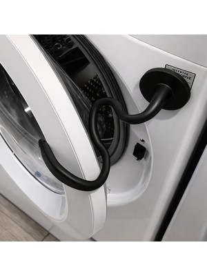 Microcase Manyetik Mıknatıslı Çamaşır Makinası Kapak Sabitleyici Tutucu Siyah - AL5305