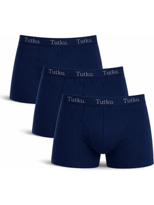 Tutku 3'lü Paket Tutku Likralı Erkek Boxer