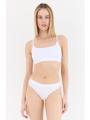 Naphor Touch Beyaz Askı Detaylı Bralet Sütyen