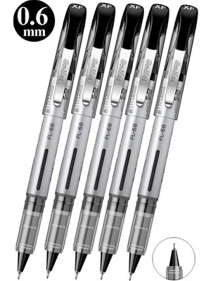 Artlantis Siyah Pilot Kalem Fl-68 5 Adet Scrikss Fine Liner Pilot Kalem 0.6mm Fineliner Uçlu Pilot Kalem Ince Su Bazlı Mürekkepli