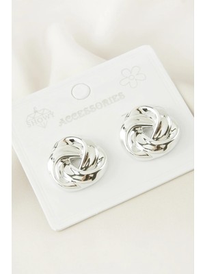 MidasTech Örgü Şekilli Plastik Küpe Nemere