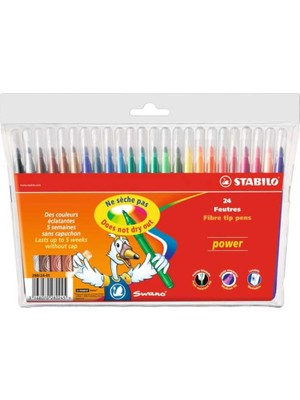 Stabilo Power 24 Renk Keçeli Kalem Askılı 280/24-01