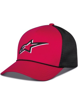 Alpinestars Ageless Shadow Trucker Şapka Siyah  Kırmızı