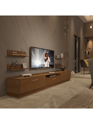 Decoraktiv Trendstyle 270R Mdf Tv Ünitesi Tv Sehpası - Naturel Ceviz