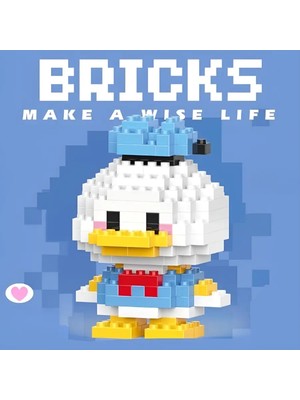 Urz Grup Bricks Donald Duck Mini Lego Figürü