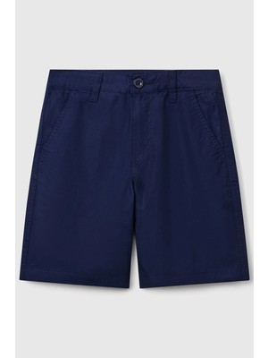 United Colors Of Benetton Lacivert Erkek Ej_cepli Regular Fit Denim Bermuda Şort Model Kodu: 4AC7C903OLACIVERT