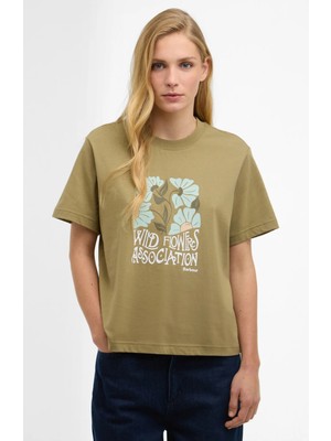 Barbour Selena T-Shirt OL11 Bleached Olive
