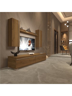 Decoraktiv Eko 7 Mdf Std Tv Ünitesi Tv Sehpası - Naturel Pera