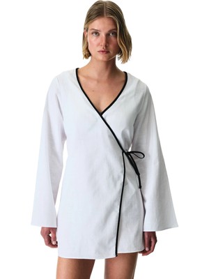 Penti Beyaz Mara Kaftan
