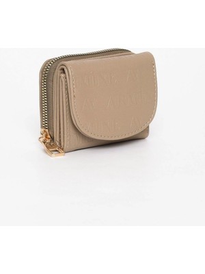 Armine Kadın Cüzdan Lazer Baskı C10 - Vizon