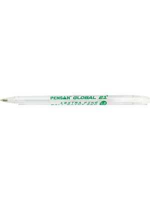  pensan tükenmez kalem global 0.5 mm yeşil 2221 12 li (1 paket 12 adet) pe02221tkye