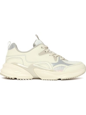 Derimod Kadın Gri Kalın Tabanlı Bağcıklı Sneaker 26PFE495914