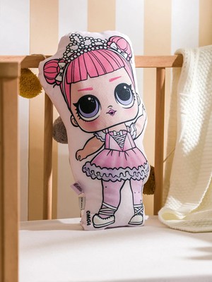 LC Waikiki Lcw Home Karişik Lol Bebek Figürlü Pelüş Bebek Kırlent 40 cm