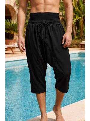 Remsa Mayo Şalvar Erkek Mayo Deniz Havuz Şortu RKS-012 Siyah