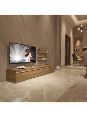Decoraktiv Eko 4 Mdf Std Tv Ünitesi Tv Sehpası - Naturel Pera