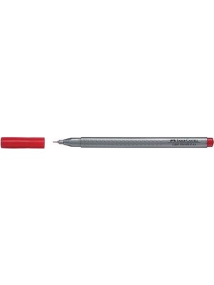 Faber-Castell Grip Finepen Kalem 0,4 Mm Kırmızı (10 Lu Paket)