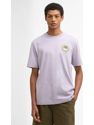 Barbour Westbury Relaxed Graphic T-Shirt PU39 Heather Mist
