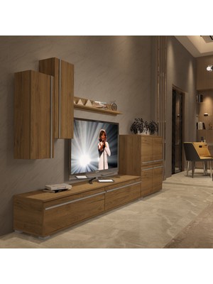 Decoraktiv Eko 6 Mdf Std Tv Ünitesi Tv Sehpası - Naturel Pera