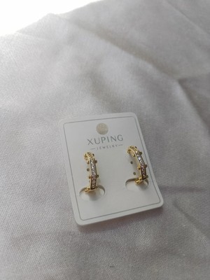 Bymiel Xuping Minimal Taşlı Geometrik Küpe