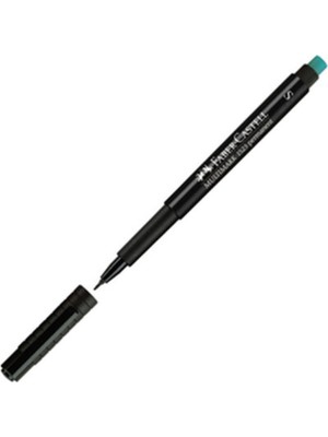 Faber-Castell Asetat Kalemi Permanent S Seri Siyah 15 23 99 (10 Lu Paket)
