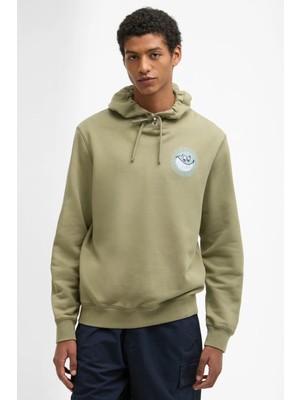 Barbour Fields Sweatshirt OL31 Bleached Olive