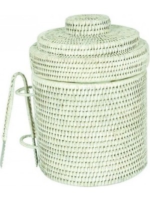 Baolgi Maşalı Buz  Kovası Buz Kutusu Kahverengi -Beyaz