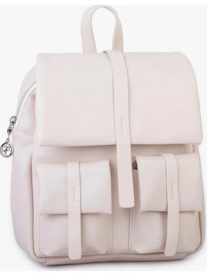 Vera Çanta Nas Bag Kadın Şık Günlük Cepli Yumuşak Deri Sırt Çantası