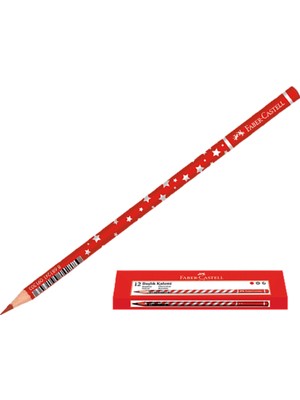 Faber-Castell Başlık Kalemi Yıldız Kırmızı 1131 450001 (12 Li Paket)