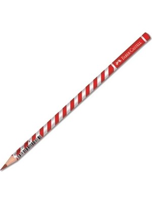Faber-Castell Kırmızı Candyroll Kurşun Kalem Başlık Kırmızı 1131490011 12'li Paket Türkiye Menşeli