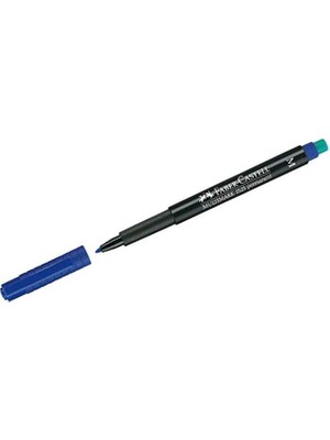 Faber-Castell Asetat Kalemi Permanent M Seri Mavi 15 25 51 (10 Lu Paket)