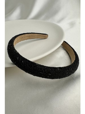 Modex Baget Taşlı Yuvarlak Desen Işıltılı Modern Taç