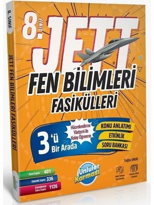 8. Sınıf Jett Fen Bilimleri Fasikülleri