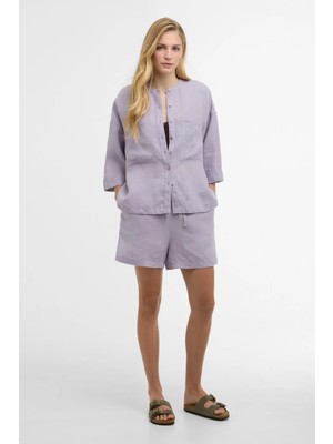 Barbour Oakley Şort PU35 Heather Mist