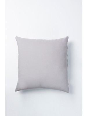 Gri 45X45 cm Kırlent Kılıfı