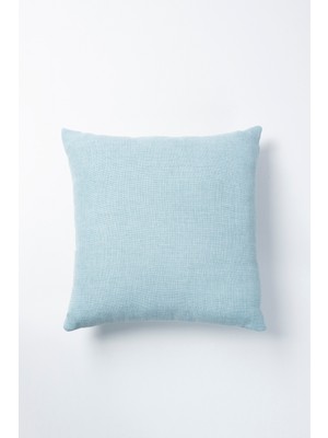 Buz Mavisi 45X45 cm Kırlent Kılıfı